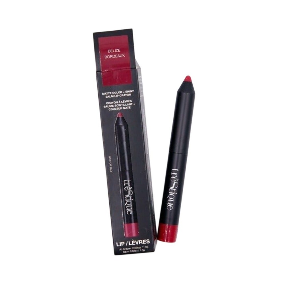 Trestique‎ - Matte Lip Crayon Shiny Balm Duo - Belize
